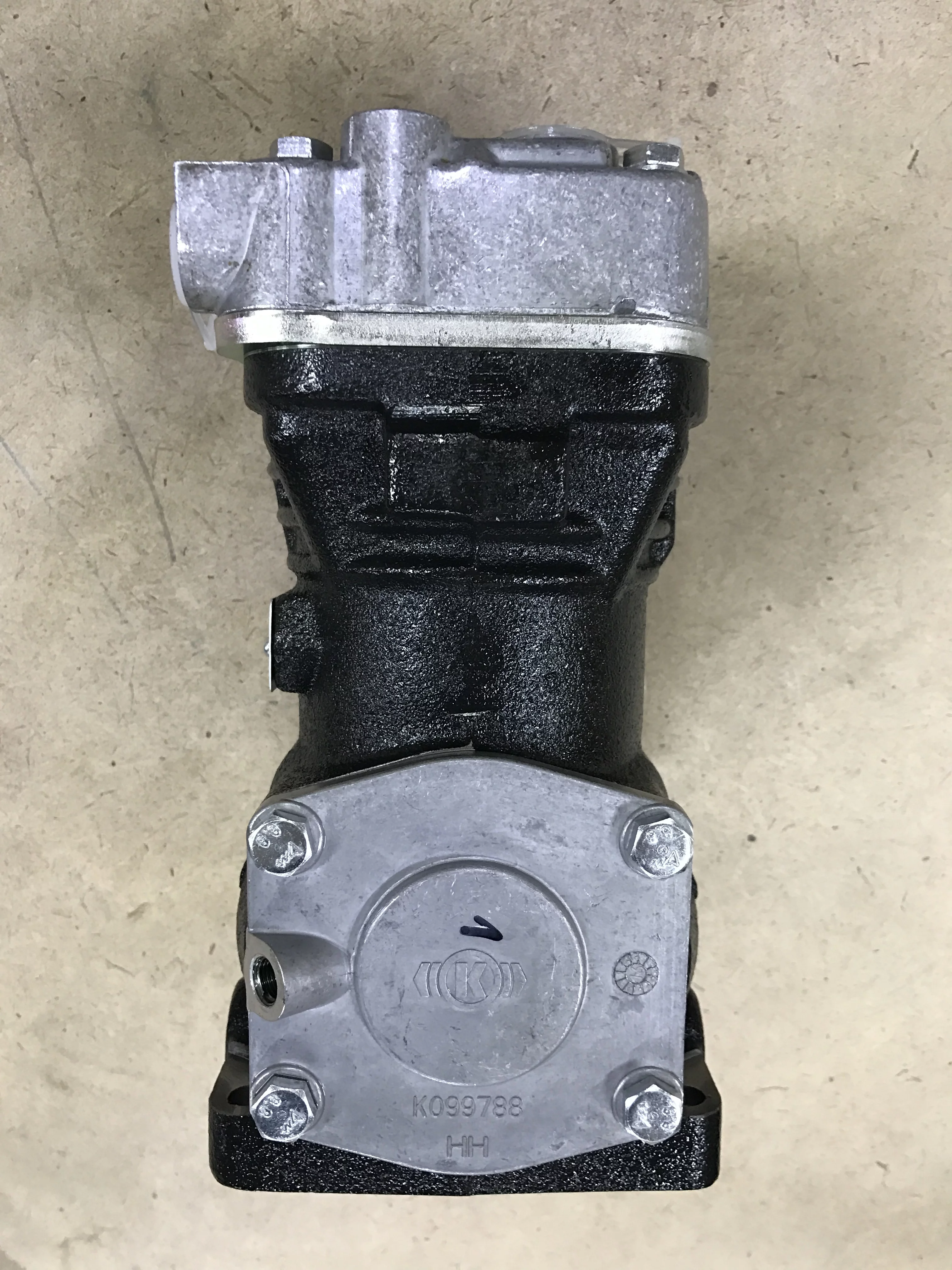 фото компрессор lk3891/ k097490n50 усиленный knorr-bremse паз с дв. змзи ммз замена компрессора lk3877 k052700n50 LK3891 